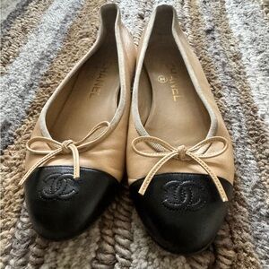 Chanel Leather Flats